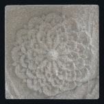 Mandala Carved Stone Photo Marble Stone Underlägg Sten<br><div class="desc">Fotografi av karvsten i Mandala</div>