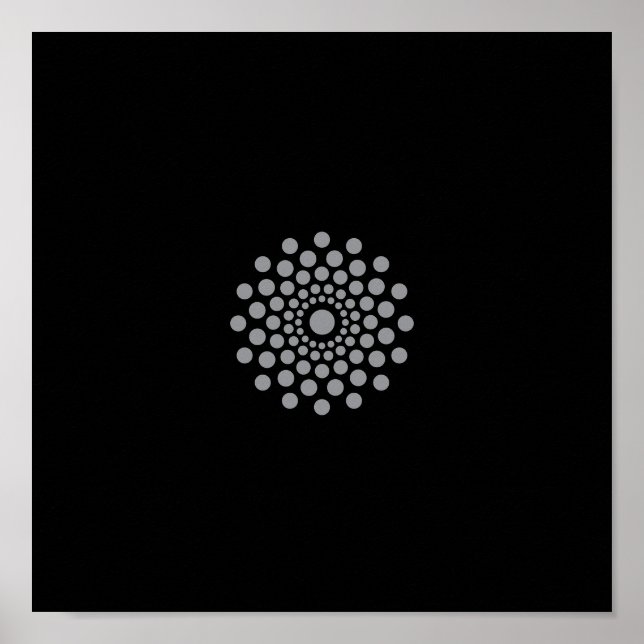 Mandala Center Endast Mall Poster (Framsidan)