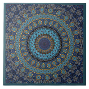 Mandala Ceramic Tile Kakelplatta