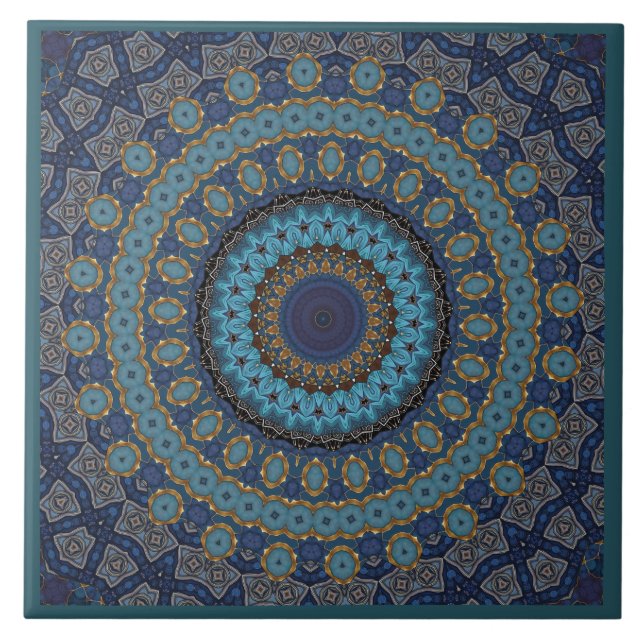 Mandala Ceramic Tile Kakelplatta (Framsidan)