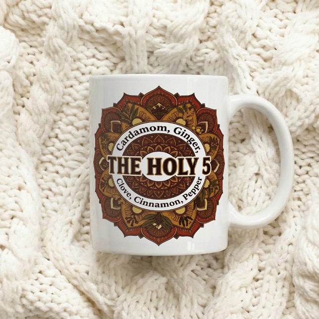 Mandala Chai-recept Te Den Heliga 5  Kaffemugg (Skapare uppladdad)