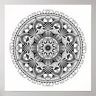 Mandala Circle 2 Poster