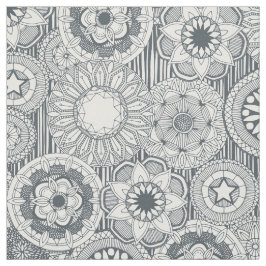 mandala cirque metall white tyg