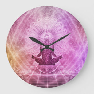 Mandala Clock Stor Klocka