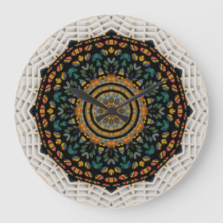 Mandala Clock Stor Klocka