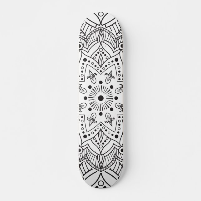 Mandala Collection 4 Mini Skateboard Bräda 18,5 Cm (Framsida)