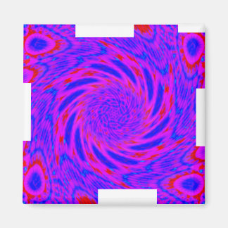 Mandala-colorpink-blue-KÄRLEK-kaleidoscope RMDESIG Magnet