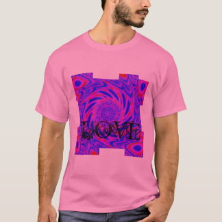 Mandala-colorpink-blue-KÄRLEK-kaleidoscope RMDESIG T Shirt