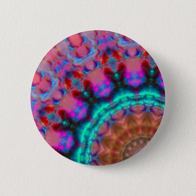 Mandala-colorpink-red-blue-kaleidoskop Knapp (Framsida)
