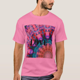 Mandala-colorpink-red-blue-kaleidoskop T Shirt