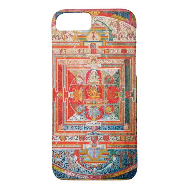 Mandala Cosmic Diagram för meditation Case-Mate iPhone Skal (Baksida)