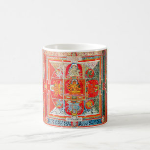 Mandala Cosmic Diagram for Meditation Kaffemugg
