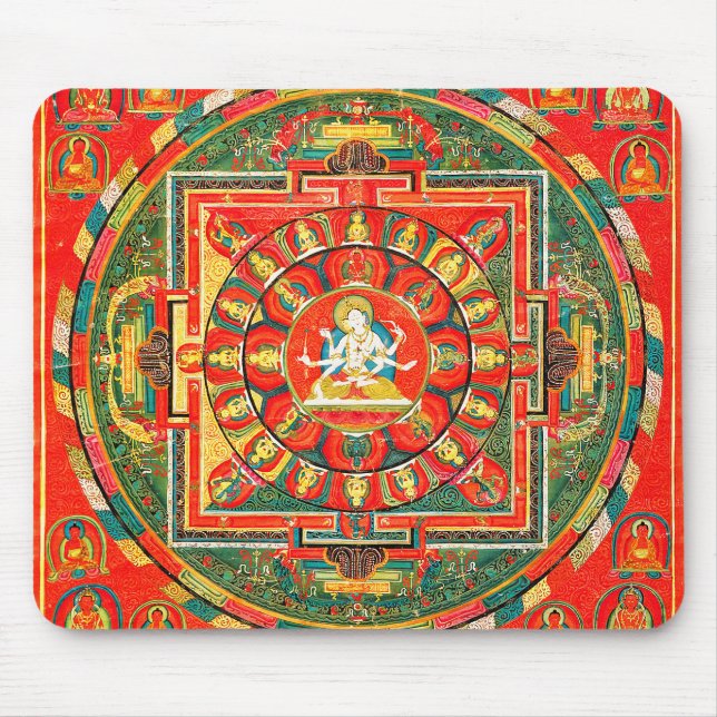 Mandala Cosmic Diagram for Meditation Musmatta (Framsidan)