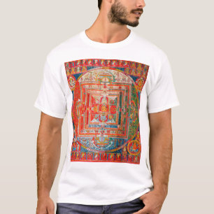 Mandala Cosmic Diagram för meditation T Shirt