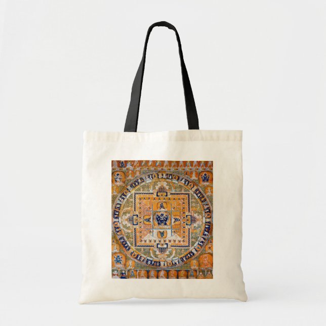 Mandala Cosmic Diagram for Meditation Tygkasse (Framsidan)