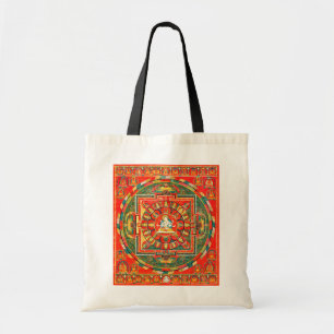 Mandala Cosmic Diagram för meditation Tygkasse