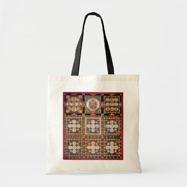 Mandala Cosmic Diagram for Meditation Tygkasse (Framsidan)
