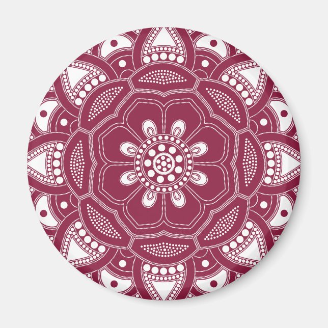 Mandala Creation, alla punkter för 1 8 Magnet (Framsidan)
