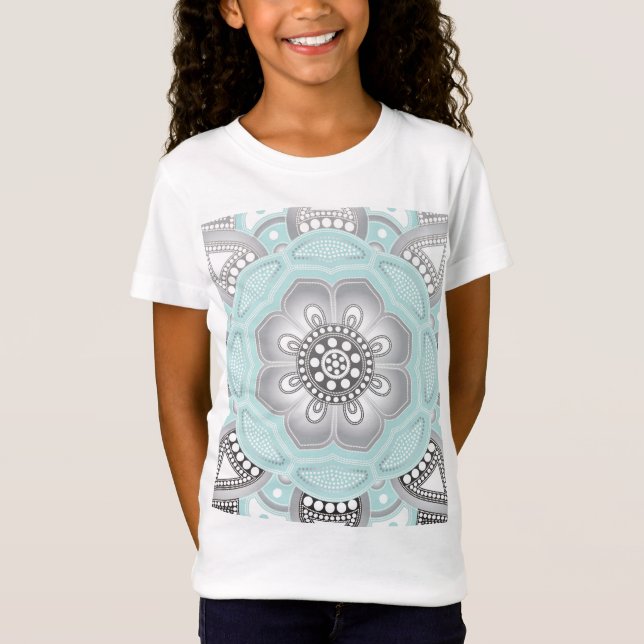 Mandala Creation, alla punkter för en 1 T Shirt (Framsida)