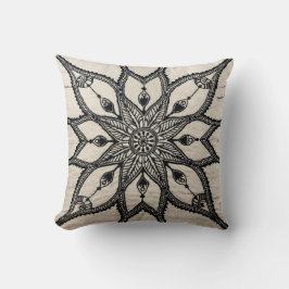 Mandala Cushion: Boho-Chic Elegance för ditt space Kudde