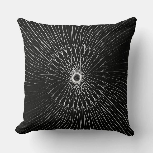 Mandala, cykeltrådar 1 kudde (Framsida)