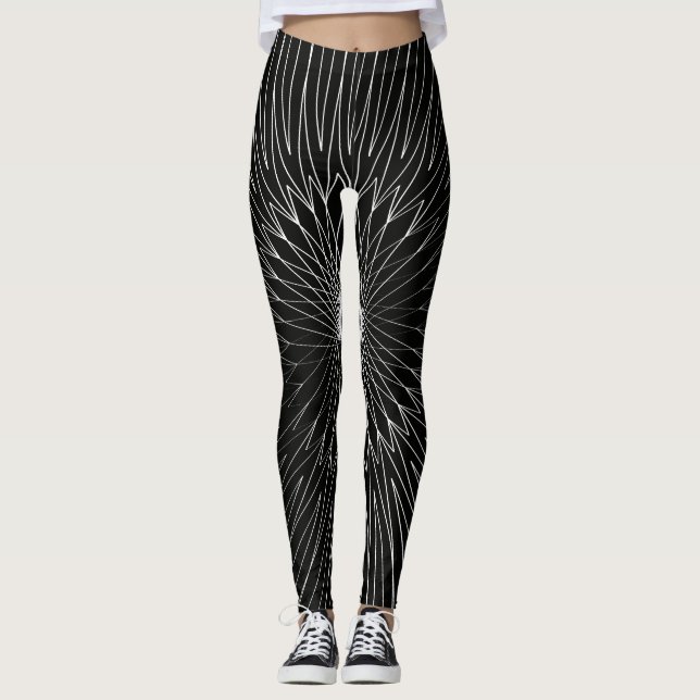 Mandala, cykeltrådar 1 leggings (Framsida)
