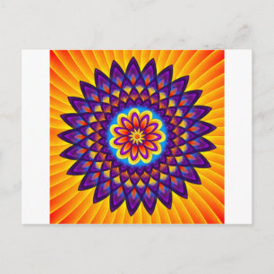 Mandala Dahlia Vykort