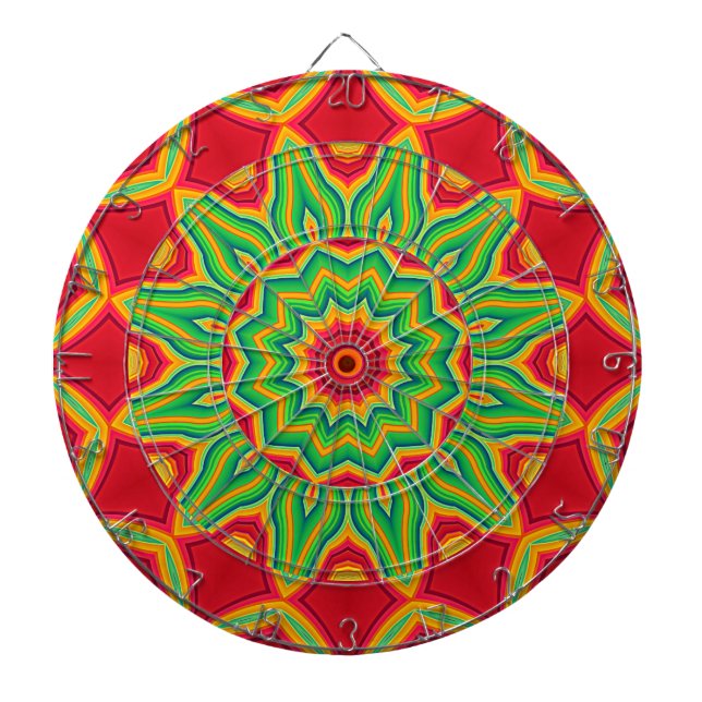 Mandala Dart Board Darttavla (Framsidan)