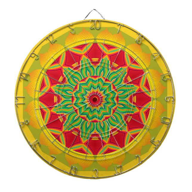 Mandala Dart Board Darttavla (Framsidan)