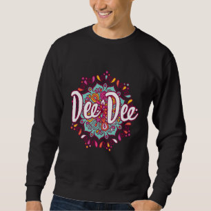 Mandala Dee Dee Women Grandma jul Birthday M Lång Ärmad Tröja