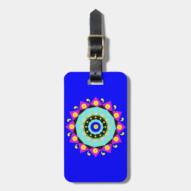 Mandala:dekorativ Bagagebricka (Vertikal Framsida)