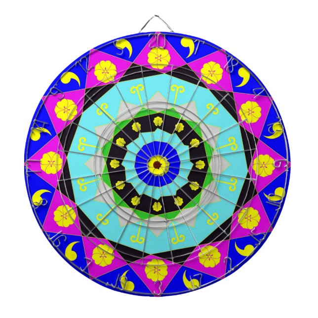 Mandala:dekorativ Darttavla (Framsidan)
