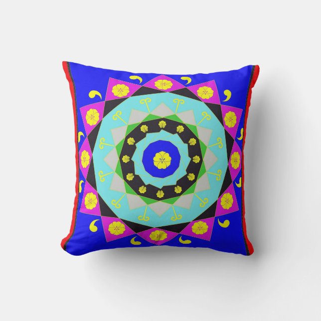 Mandala:Dekorativ Dekorativ kudde (Framsida)