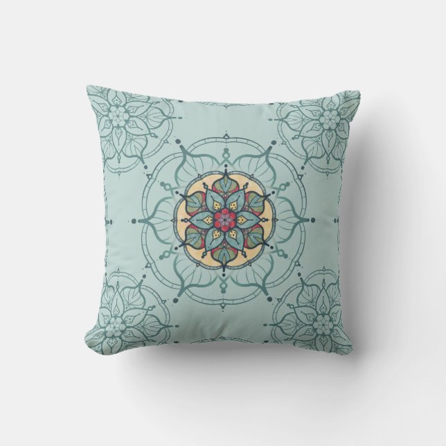 Mandala Dekorativ kudde (Framsida)