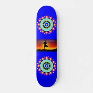 Mandala:dekorativ skateboard