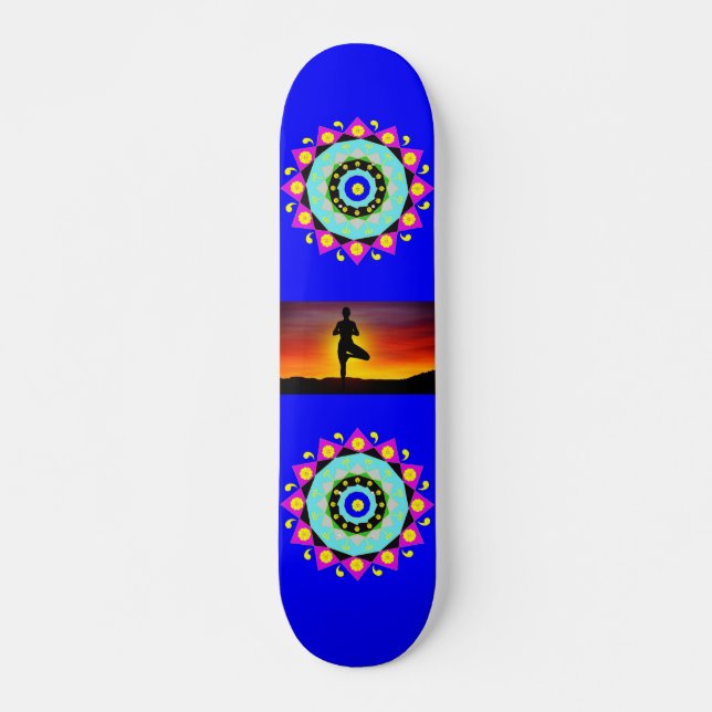 Mandala:dekorativ skateboard (Framsida)
