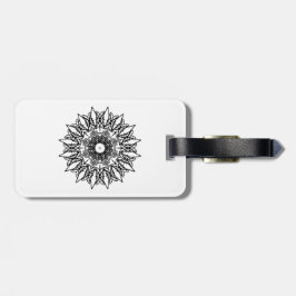  Mandala dentelle géométrique blanc cassé Bagagebricka