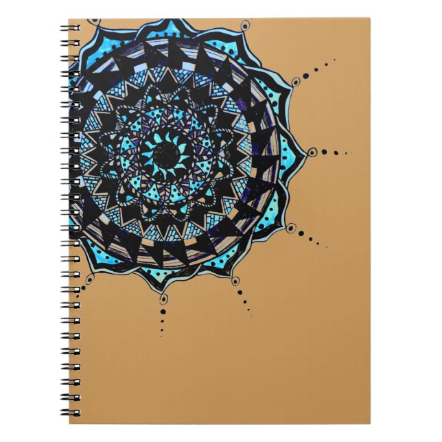 Mandala-design Anteckningsbok (Framsidan)