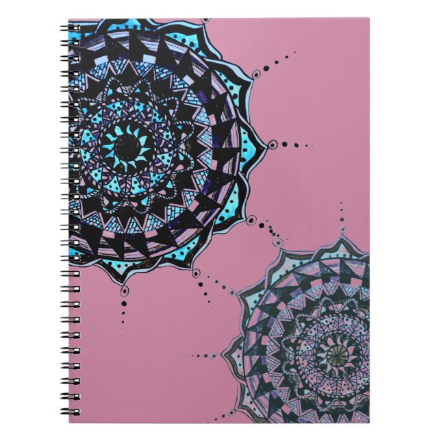 Mandala-design Anteckningsbok (Framsidan)