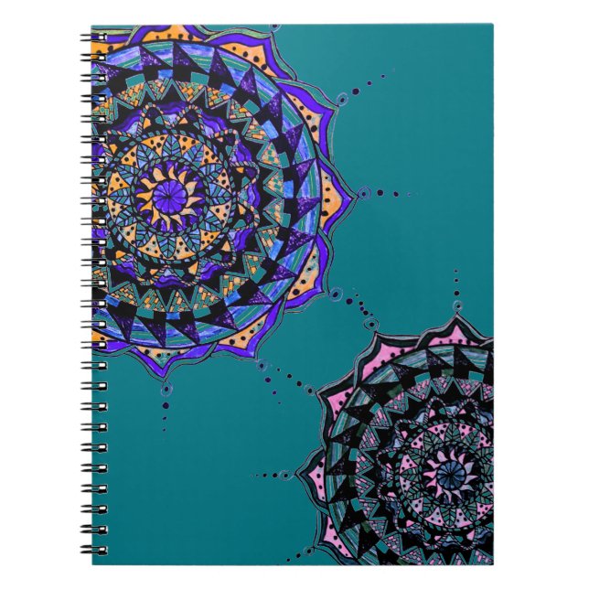 Mandala-design Anteckningsbok (Framsidan)