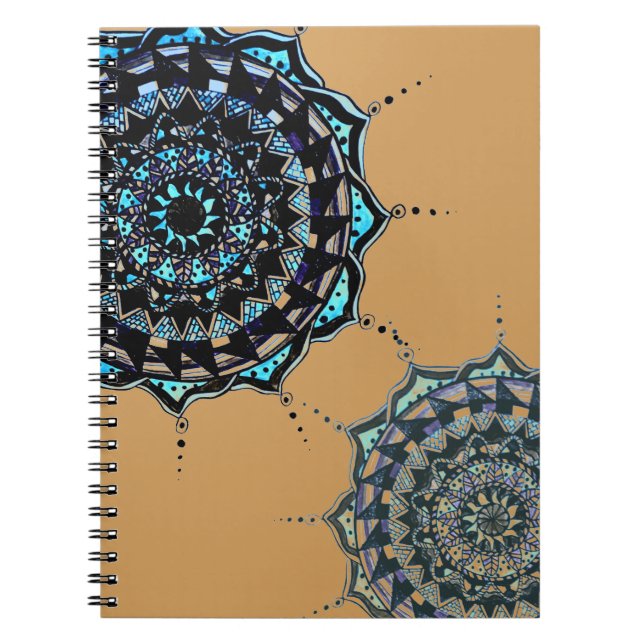 Mandala-design Anteckningsbok (Framsidan)