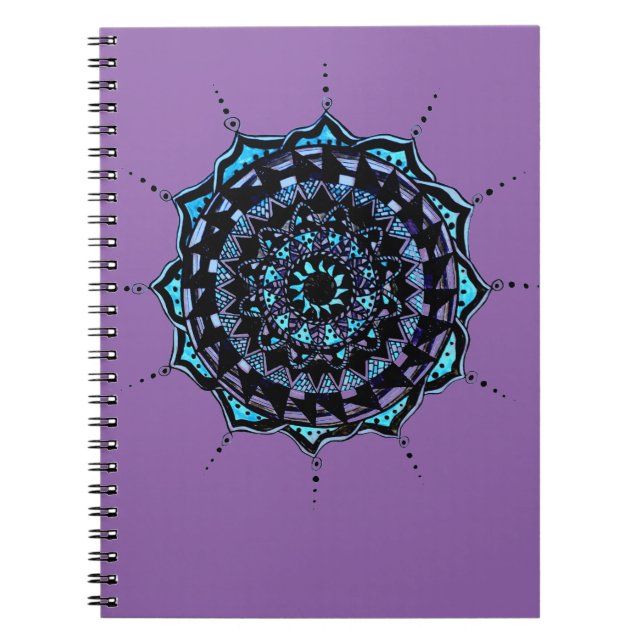 Mandala-design Anteckningsbok (Framsidan)