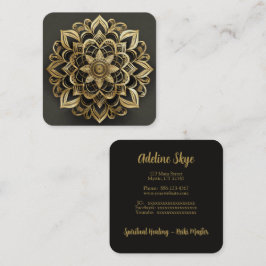 Mandala-design Fyrkantigt Visitkort