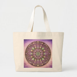 Mandala Design Jumbo Tygkasse