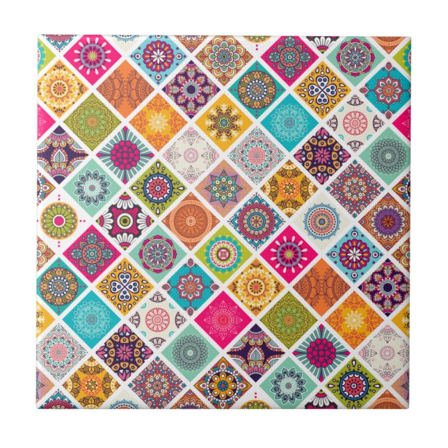 MANDALA DESIGN KAKELPLATTA (Framsidan)