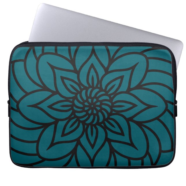 Mandala Design Laptop Sleeve (Framsidan)