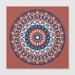 Mandala Design Magnetic Card Magnetisk Inbjudningskort