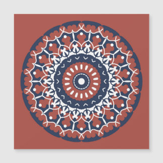 Mandala Design Magnetic Card Magnetisk Inbjudningskort