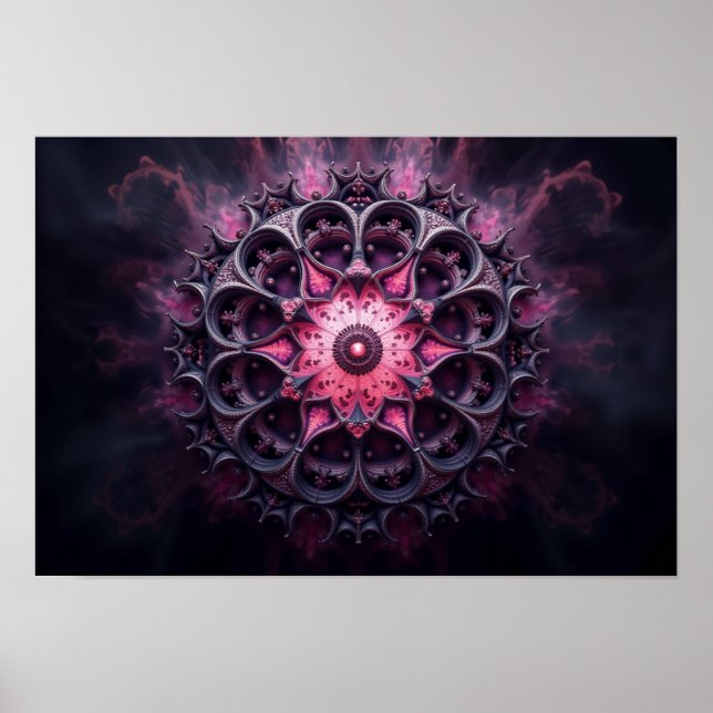 Mandala-design Poster (Framsidan)
