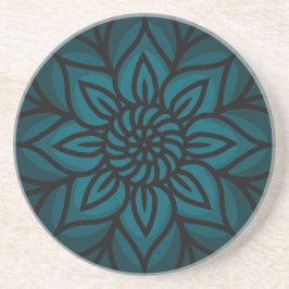 Mandala Design Sandstone Coaster Underlägg
